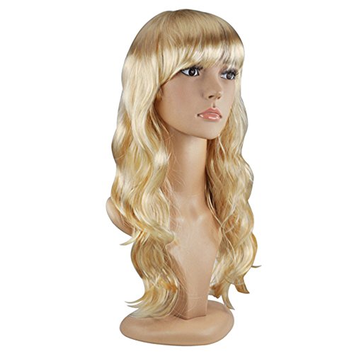 Perruque Bombshell Blonde - Cheveux ondulés de 50,8 cm de lo