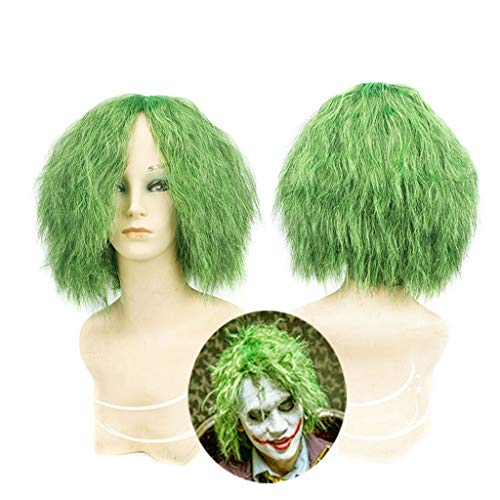 Perruque Joker - Vert Petite Perruque Bouclée Batman Chevali