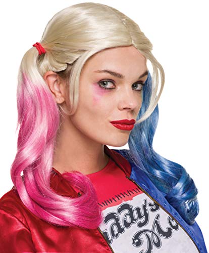 Rubies- Rubies-Accessoire Officiel-Perruque Harley Quinn-Tai